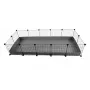 C&C Modularkäfig 5x2 silber 180x75x37 cm für Meerschweinchen Kaninchen Igel, c&c