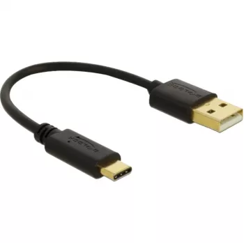 USB-Ladekabel DeLOCK 80954 Typ-A auf USB Typ-C 3 A 15 cm
