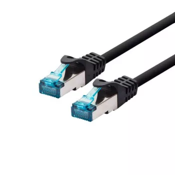 Netzwerkkabel LOGON TCR55SS003BL Cat5e F/UTP (FTP) RJ-45–RJ-45 0,3 m Schwarz