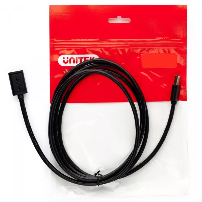 USB-Kabel UNITEK Y-C447GBK 0,5m USB 2.0 Schwarz