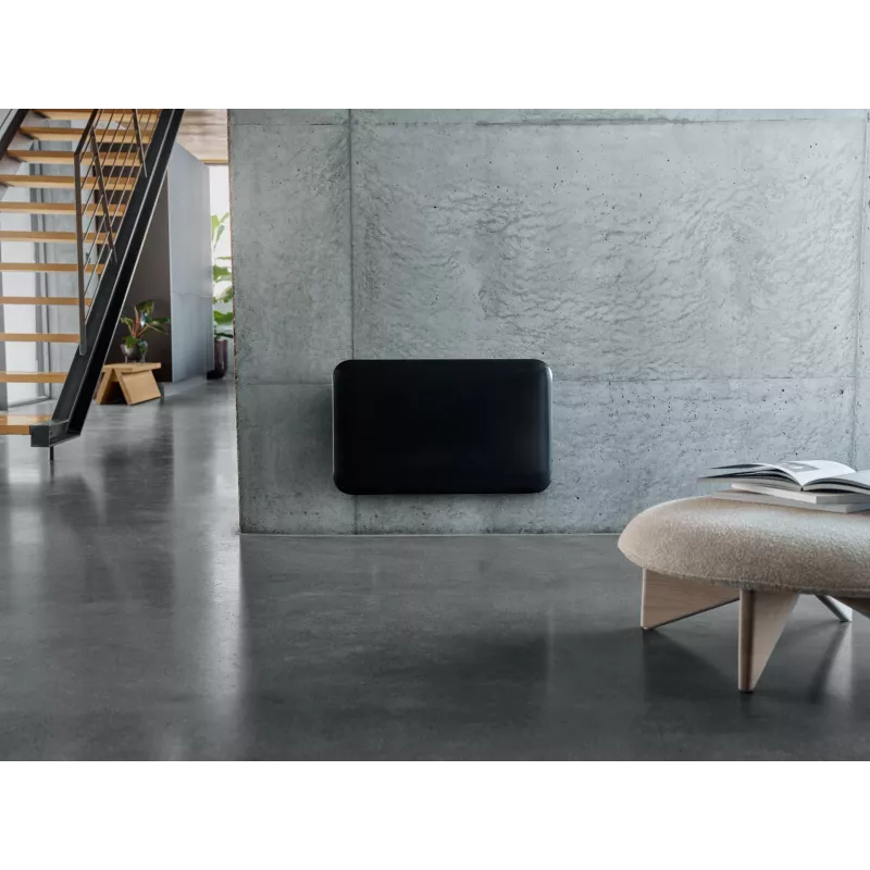Mill Invisible Smart WiFi-Panelheizgerät | PA700WIFI4B | Panelheizgerät | 700 W | Für Räume bis 9-12 m² | Schwarz | IPX4