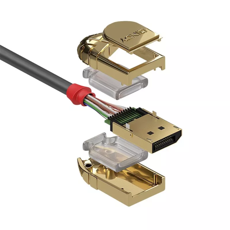 Lindy 20m DisplayPort 1.2 Kabel, Gold Line, 20 m, DisplayPort, DisplayPort, Stecker, Stecker, 4096 x 2160 Pixel