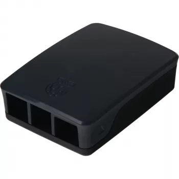 Raspberry Enclosure Original für 4B Schwarz/Grau (RPI4 CASE BLK/GRY)