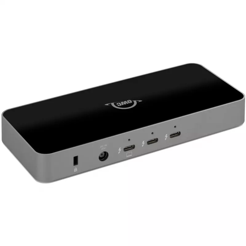 Thunderbolt 5 Hub, Dockingstation Grau/Schwarz, Thunderbolt 5, USB-A