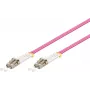 Glasfaserkabel GOOBAY LC–LC OM4 5 m, 50 µm, Vollduplex, pink