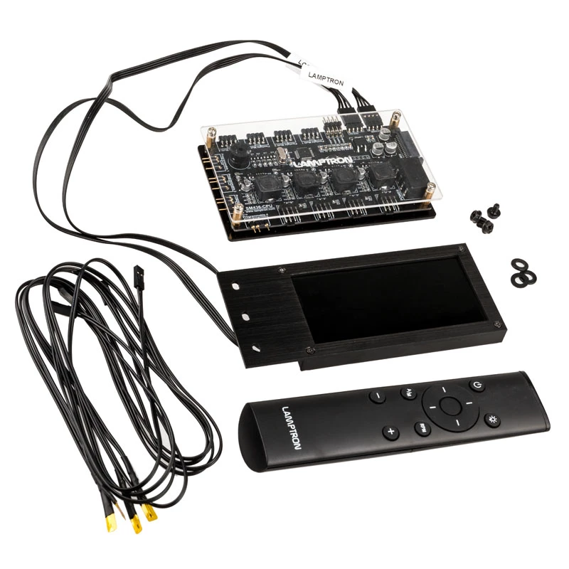 Lamptron SM436 PCI Lüfter- und RGB-LED-Controller, schwarz