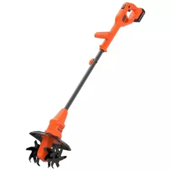 Schwarz & Decker BETL1820L-QW elektrische Mini-Bodenfräse mit Akku