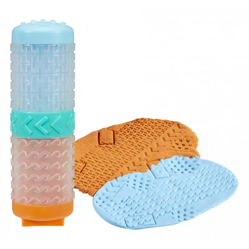 Plastikmasse Wonder Factory Never Dry Dough, Hellblau, Orange