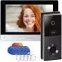 Video-Gegensprechanlage ORNO OR-VID-MA-1079/B, 7-Zoll-Farbbildschirm, 2-Draht-Verbindung
