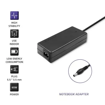 Qoltec 50015.60W Netzteil für Samsung | 60W | 19V | 3,15A | 5,5*3,5+Pin | inkl. Netzkabel