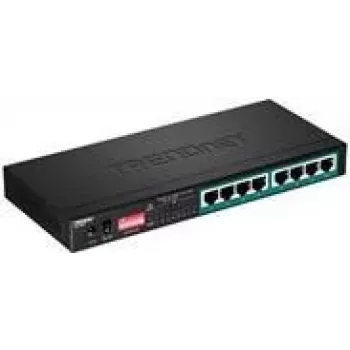 TRENDnet TPE LG80 – Switch – unmanaged – 8 x 10/100/1000 (PoE+) – Desktop – PoE+ (65 W) (TPE-LG80)