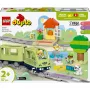 Spielzeug-Zugset LEGO DUPLO Interaktive Abenteuer-Eisenbahn 10427, 57 Teile, 2 Minifiguren, für Kinder ab 2 Jahren