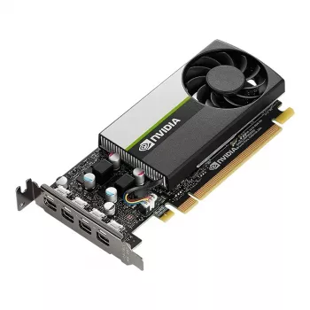 PNY NVIDIA T1000 Grafikkarte 4 GB GDDR6, Low Profile, 4x Mini DisplayPort (VCNT1000-SB)