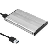 Festplattengehäuse HDD SSD 2,5 Zoll SATA3, USB3.0