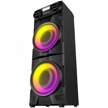 Lautsprecher SVEN PS-1900, schwarz (1000W, TWS, Bluetooth, FM, USB, LED-Display, Netzbetrieb)