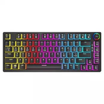 Gaming-Tastatur Savio SAVGK-PHENIX RED PUDDING mechanisch RGB Wireless