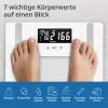 Körperanalysewaage ADE BA2300-2 mit Bluetooth und Körperfettmessung