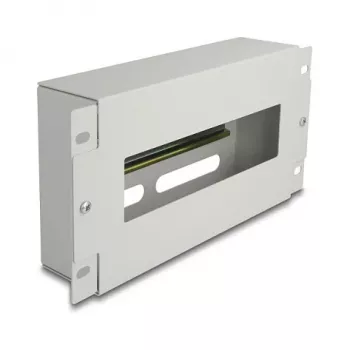 Abdeckleiste DELOCK 67319 für Rack, Metallgehäuse grau, 1 Stück