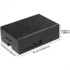INTER-TECH Gehäuse für Raspberry Pi 5 — ODS-739 Kompaktes Design