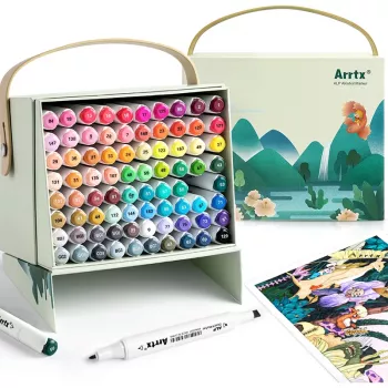 Doppelseitige Marker ARRTX Alp, 80 Farben