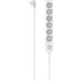 Hama Steckdosenleiste, 6-fach, Schalter, 1,4 m, Weiß (00116078)
