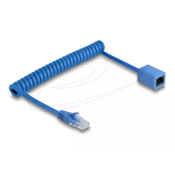 Netzwerkkabel DeLOCK 90364 RJ-45 Cat6 0,75 m Blau