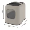 Hauben-Katzenklo Rotho BIALA Beige 395×510×443 mm, Kunststoff mit Schaufel