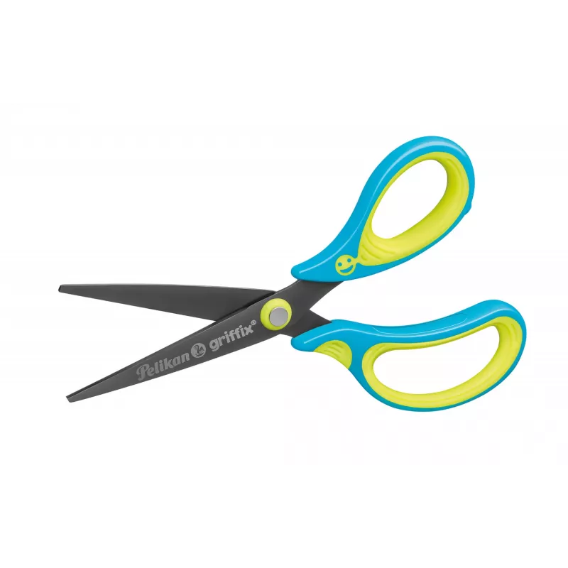 Scheren Pelikan 810272 Gerader Schnitt Blau Limette