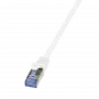 Patchkabel LogiLink PrimeLine Cat.7 RJ-45 Cat7 0,25 m Weiß