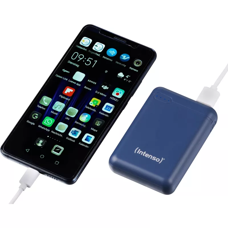 POWERBANK USB 10000MAH/DUNKELBLAU XS10000 INTENSO