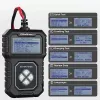 Qoltec Digitaler Batterietester mit LCD | Polnisches Menü | 12V | AGM | GEL | STD | 30-220AH
