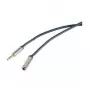 Audiokabel ShiverPeaks 30808-MHQ-schlank 3,5 mm Stereo, 5,0 m Länge