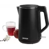 Elektrischer Wasserkocher Gorenje K15DWBK – 1,5 L, 2200 W, schwarz, Tastensteuerung, 360°-Basis