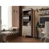 Cama 3 ALMERA Regal 60x42x185 Walnuss/Kaschmir