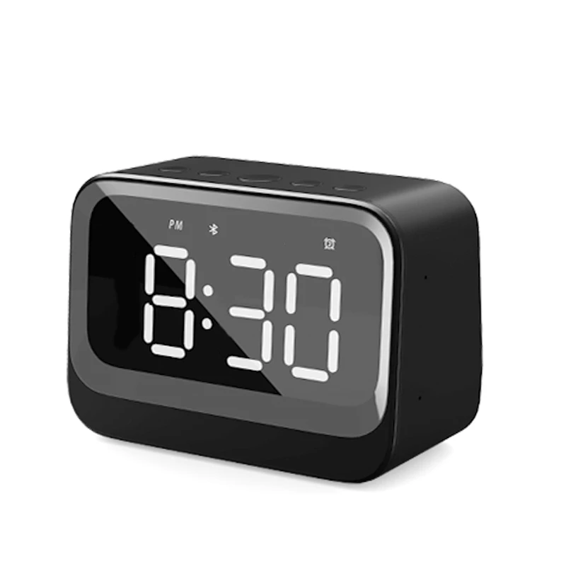 Digitaler Wecker Denver EC-53B Schwarz LCD Bluetooth Batterie