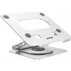 Laptopständer Unitek D1109B01 — verstellbarer Aluminiumständer mit abnehmbarem USB‑C HDMI 4K PD 100W, 2x USB‑A, RJ‑45, für bis zu 17 Zoll