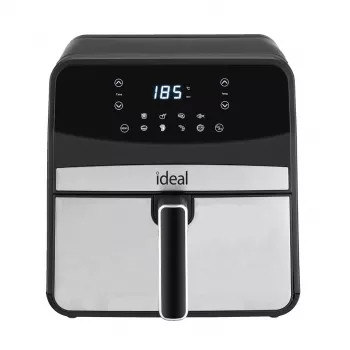 Heißluftfritteuse Eldom IK1501 — 6,5 l, 1800 W, Touch-LED, einstellbarer Thermostat, herausnehmbare spülmaschinenfeste Schüssel