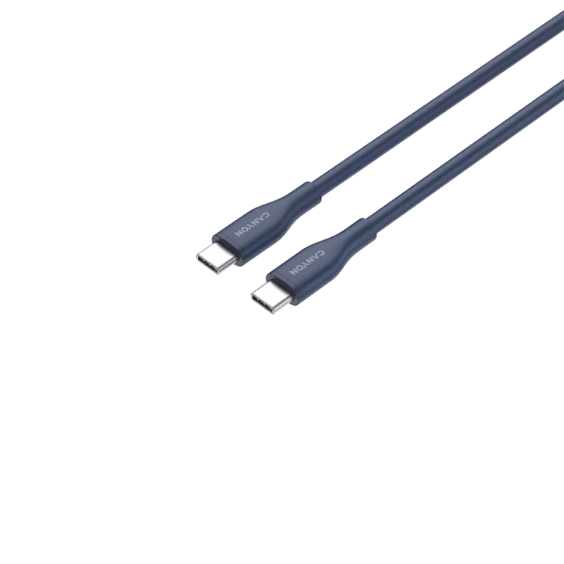 CANYON Kabel CC60SC10 C-C 60W 1m Silikon Dunkelblau