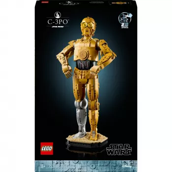 LEGO baubare Figur Star Wars C-3PO Modell 75398 — 1.138 Teile, 380 mm Display-Sammlerstück