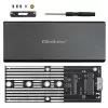 M.2 SATA SSD-Gehäuse QOLTEC 51854 USB 3.0 werkzeuglos