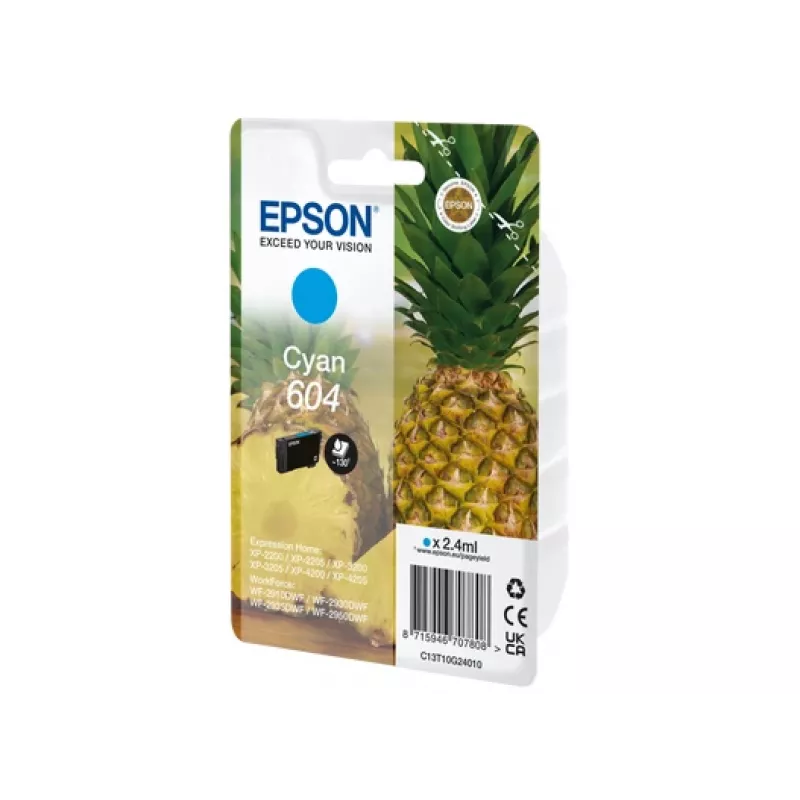 Epson 604 Tintenpatrone 1 Stück Original Standard-Reichweite Cyan