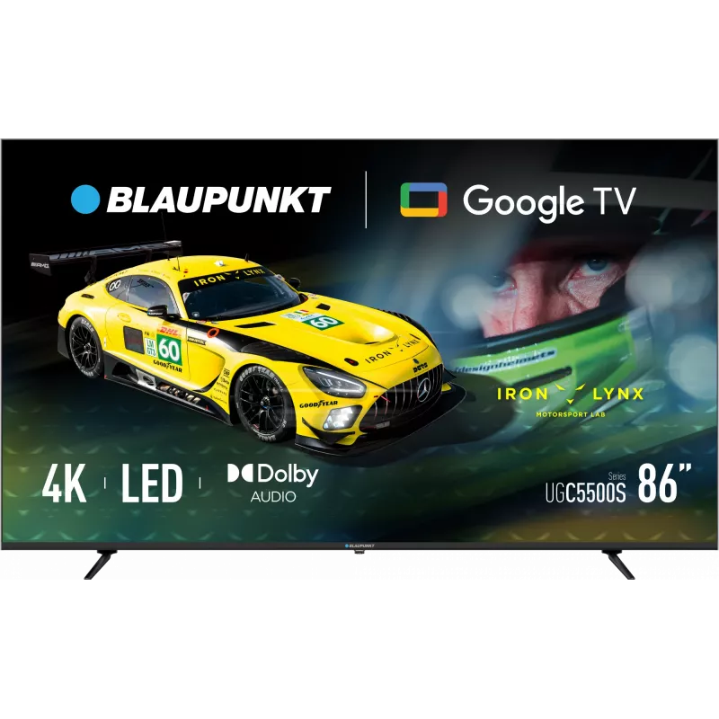 Blaupunkt LED TV | 86UGC5500S | 86 | Smart TV | Google TV | UHD | Schwarz