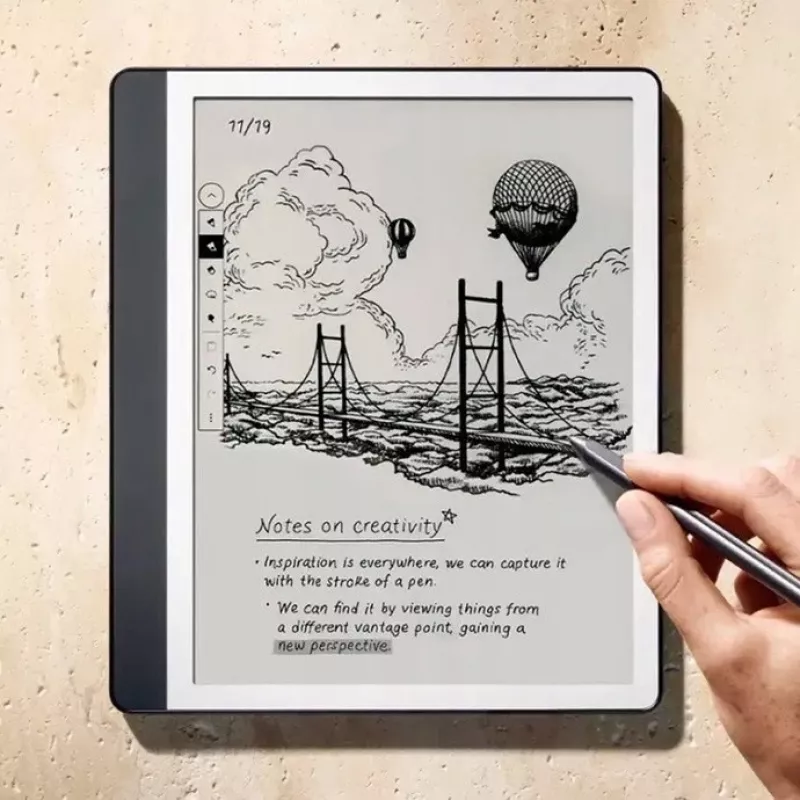 Ebook New Kindle Scribe - 2024 release 10.2 blendfrei 64GB Wi-Fi (Ohne Lockscreen Ads) mit Premium Pen Tungsten