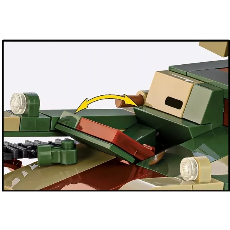 Cobi Bausteine Leichter Panzer 7TP Modell, 669 Teile, COBI-2661