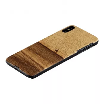 Smartphone-Hülle man and wood für iPhone XS Max — terra Schwarz