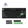 Mechanische Tastatur Keychron P1 H-M1Z 75% kabelgebunden & kabellos USB, RF, Bluetooth 5.2, RGB-Hintergrundbeleuchtung, schwarz, Akku bis zu 100 h, USB-C