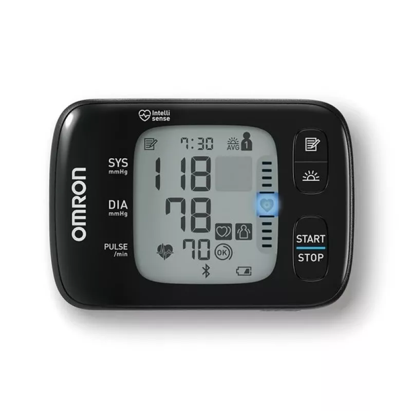 Omron RS7 Intelli IT Handgelenk-Blutdruckmessgerät Automatisch 2 Benutzer