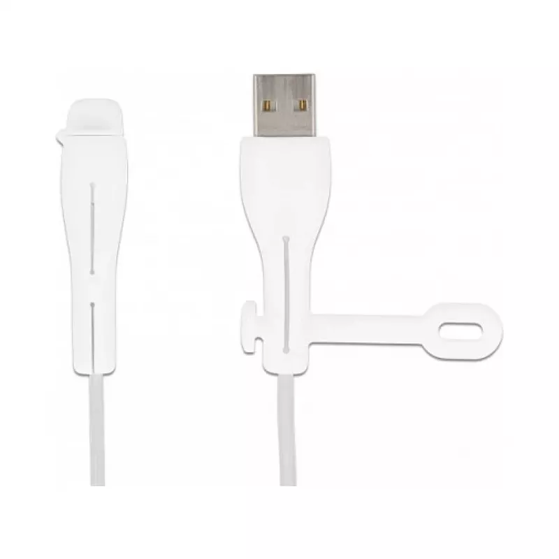 DeLOCK Staubschutzkappe für USB Typ-A-Stecker und USB Typ-C-Stecker Set 2 Stück weiß