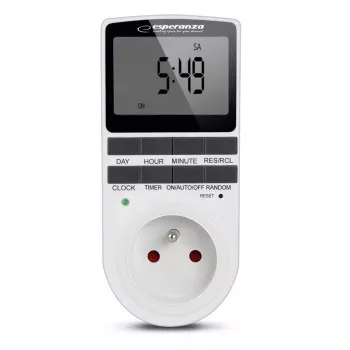 Digitaler Countdown-Timer ESPERANZA ELA101 — 99-Minuten-Timer, LCD-Anzeige, 230V AC, 16A