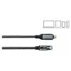 Good Connections Ethernet-Kabel USB-C RJ45, Anthrazit, 5,0m